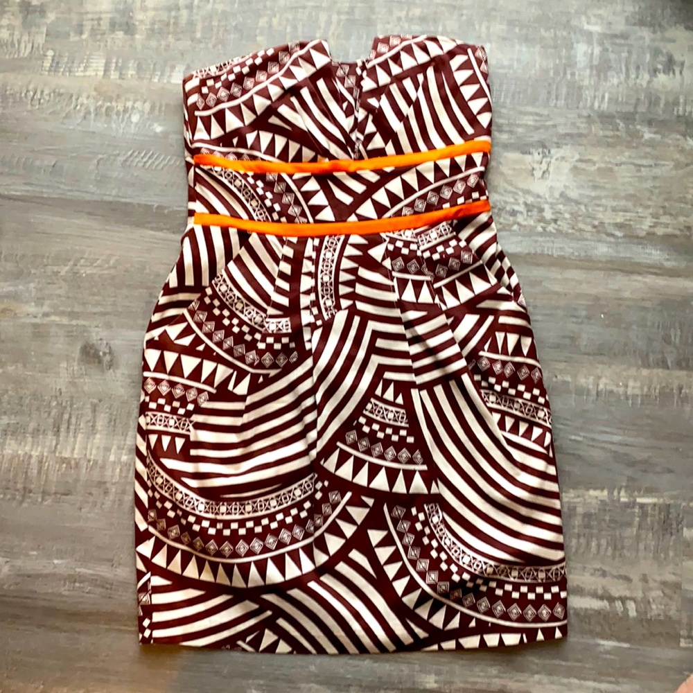 Fun strapless mini